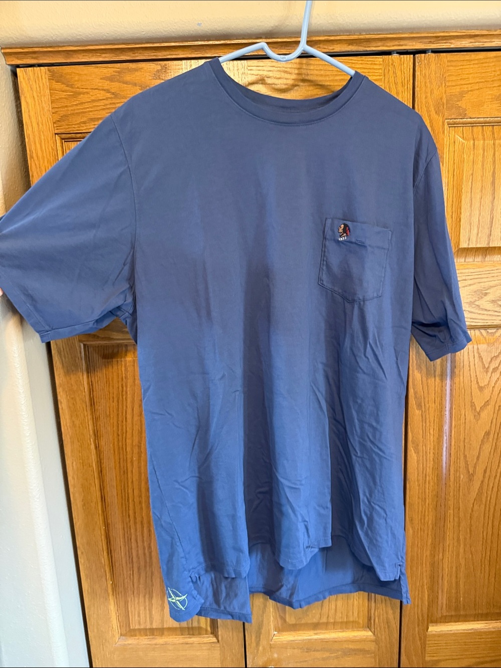 B.Draddy Men's Navy Short Sleeve Pocket Tee by Stone Island-XL